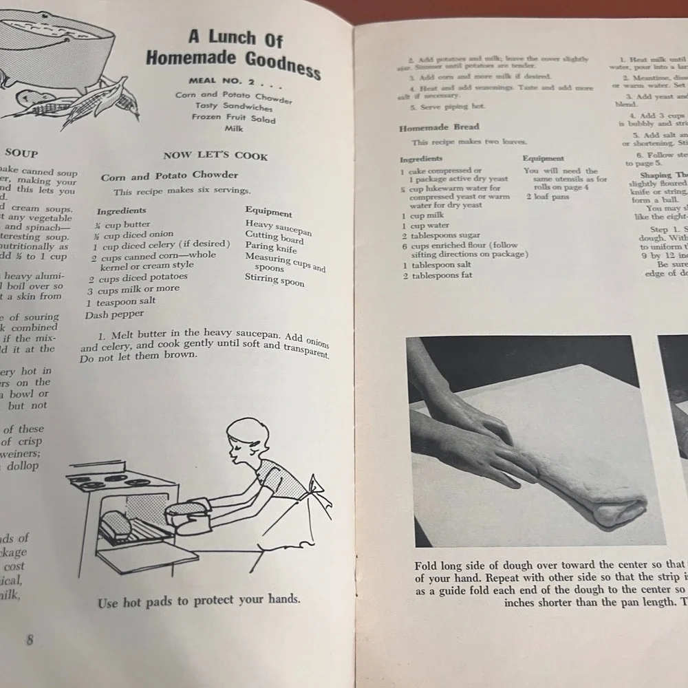 1962 Creative Foods Breads and Cereals 4H Bulletin 56 Verna Mikesh Minnesota